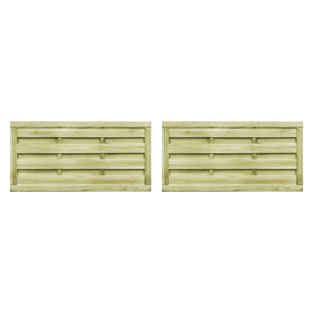 2 db zöld impregnált fenyőfa kertkapu 150 x 75 cm