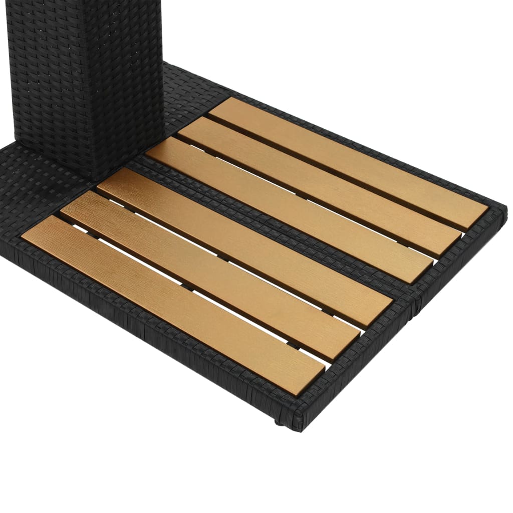 Polyrattan wpc kerti zuhany