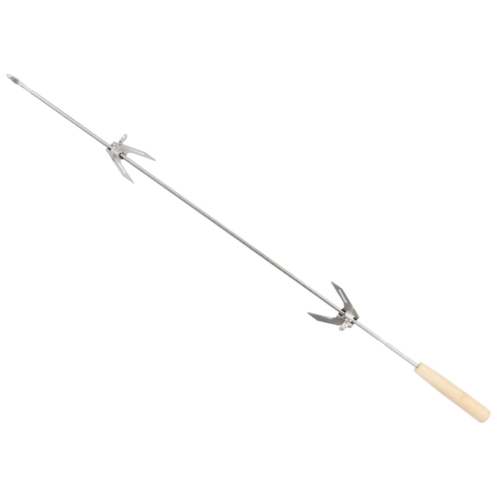 Faszenes grillezőállvány kerekekkel