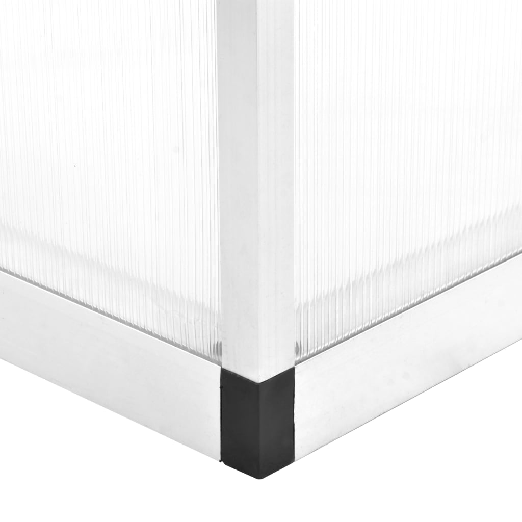 Alumínium melegház 302 x 190 x 195 cm 11,19 m³