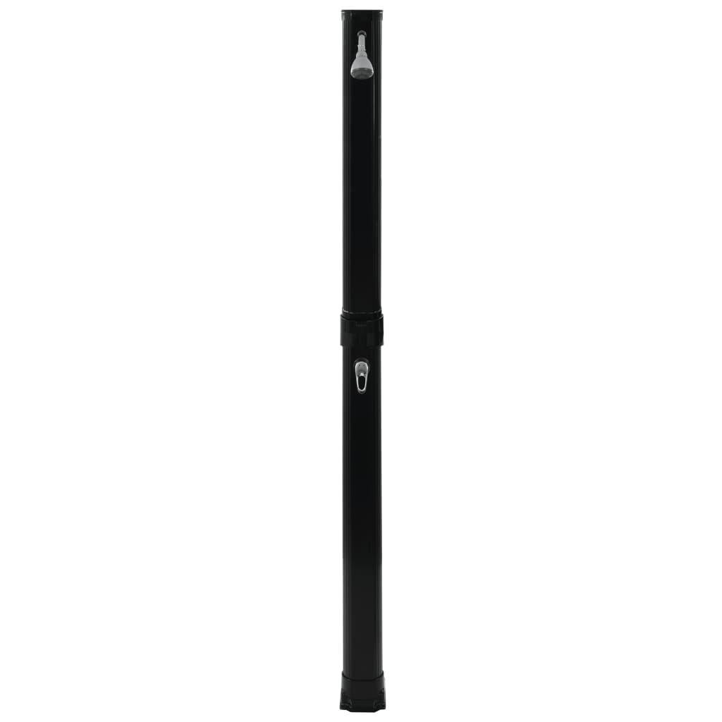 Fekete összecsukható napkollektoros zuhanyzó 214 cm 23 l Fekete összecsukható napkollektoros zuhanyzó 214 cm 23 l