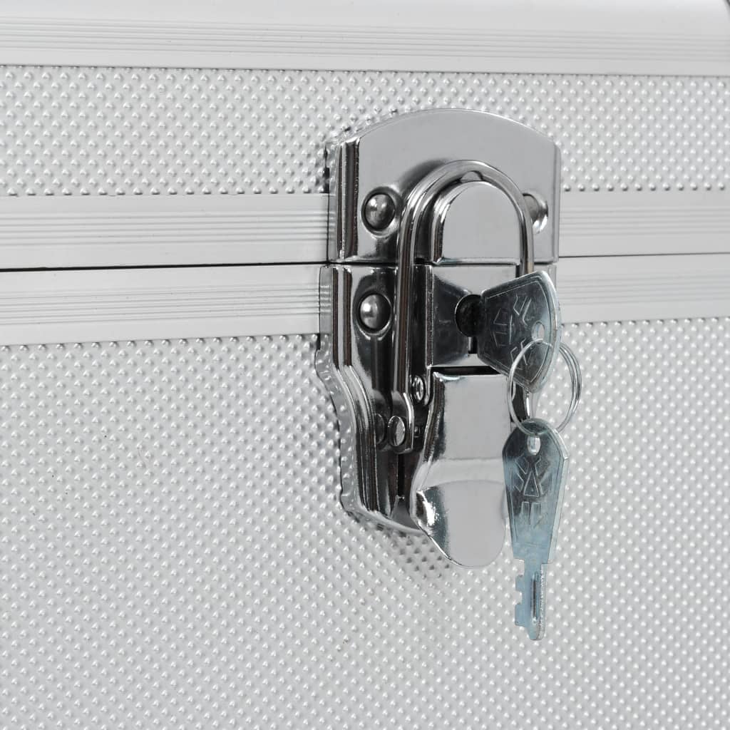 3 darab ezüst alumínium tárolódoboz