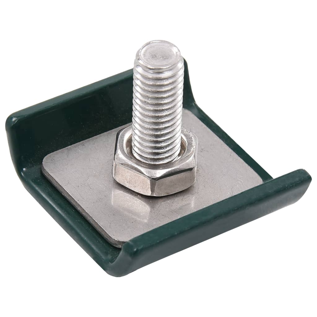 25 szett zöld összekötő elem rácskerítéshez