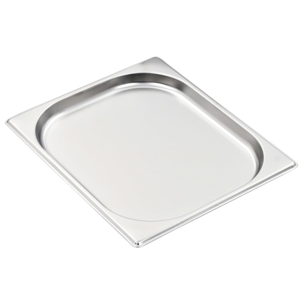 8 db rozsdamentes acél gasztronorm edény gn 1/2 20 mm
