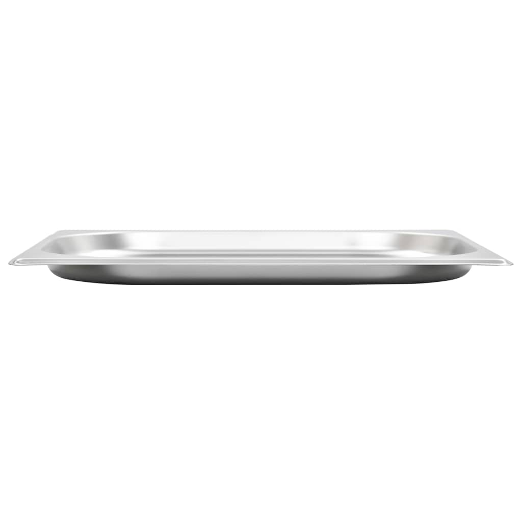 8 db rozsdamentes acél gasztronorm edény gn 1/2 20 mm