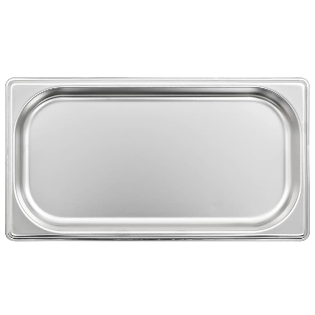 12 db rozsdamentes acél gasztronorm edény gn 1/3 20 mm