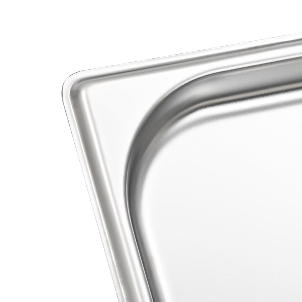 12 db rozsdamentes acél gasztronorm edény gn 1/3 20 mm