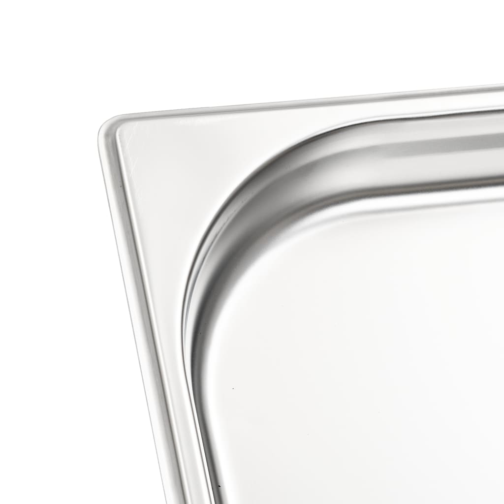 12 db rozsdamentes acél gasztronorm edény gn 1/4 20 mm