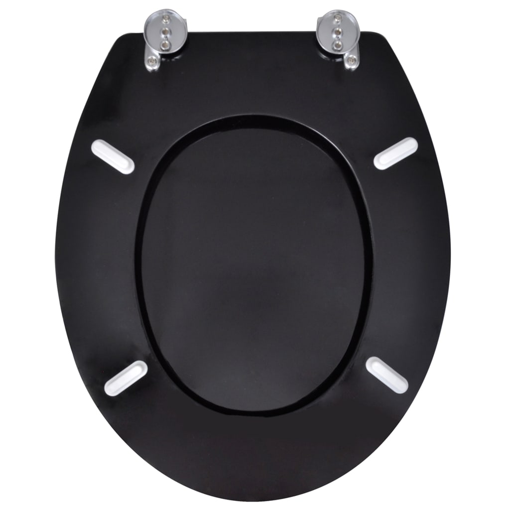 2 db fekete mdf wc ülőke 2 db fekete mdf wc ülőke