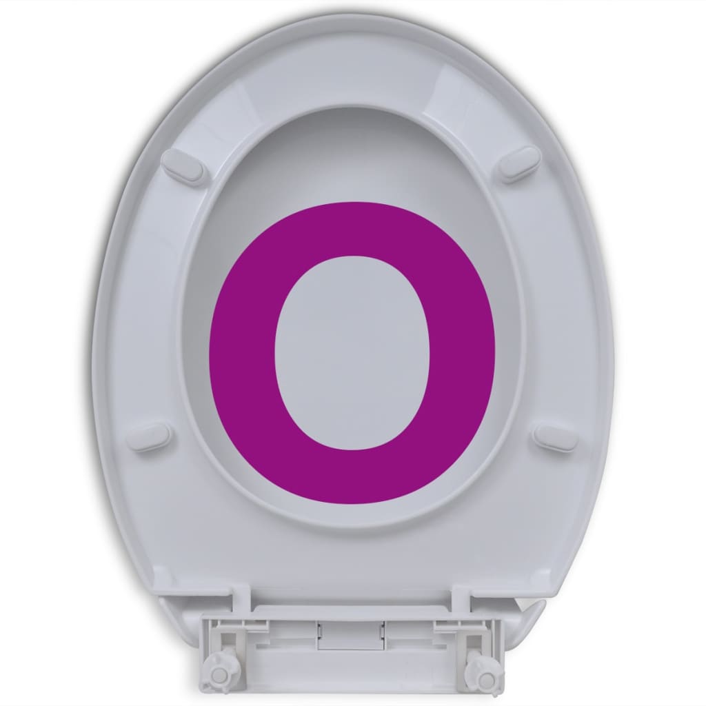 2 db fehér műanyag wc ülőke lassan csukódó fedéllel