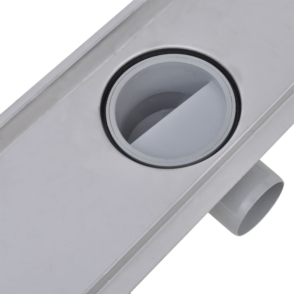 2 db lineáris rozsdamentes acél zuhany lefolyó 830 x 140 mm 2 db lineáris rozsdamentes acél zuhany lefolyó 830 x 140 mm