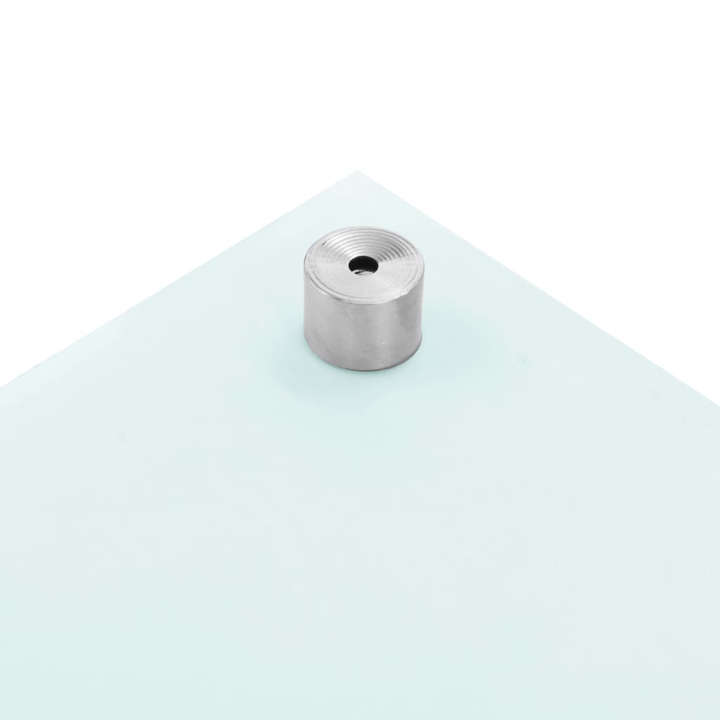 Fehér edzett üveg konyhai fröccsenésgátló 80 x 40 cm