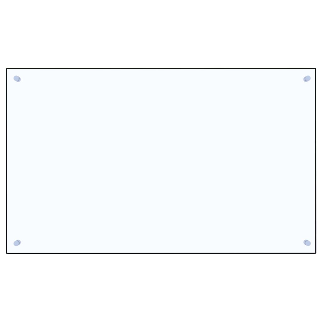 Átlátszó edzett üveg konyhai fröccsenésgátló 100 x 60 cm