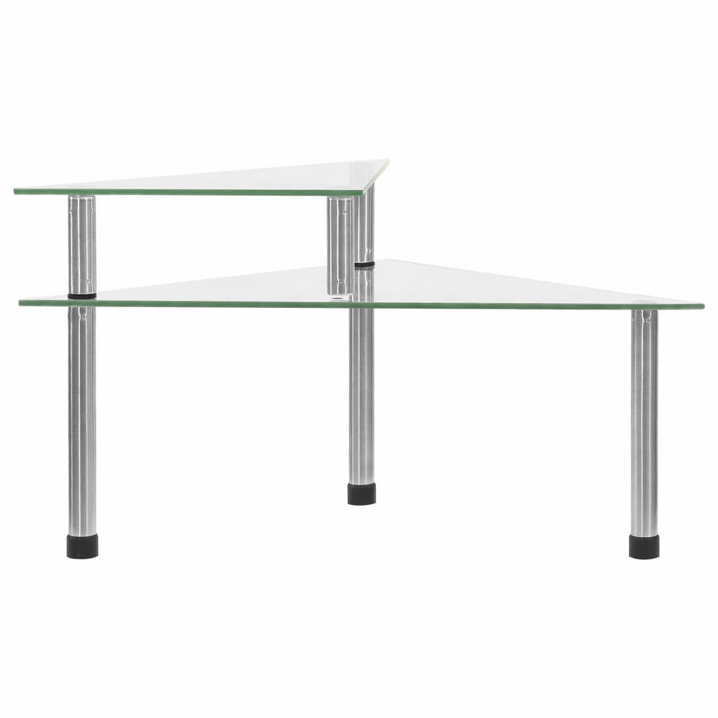 Átlátszó edzett üveg konyhai polc 49,5 x 35 x 19 cm