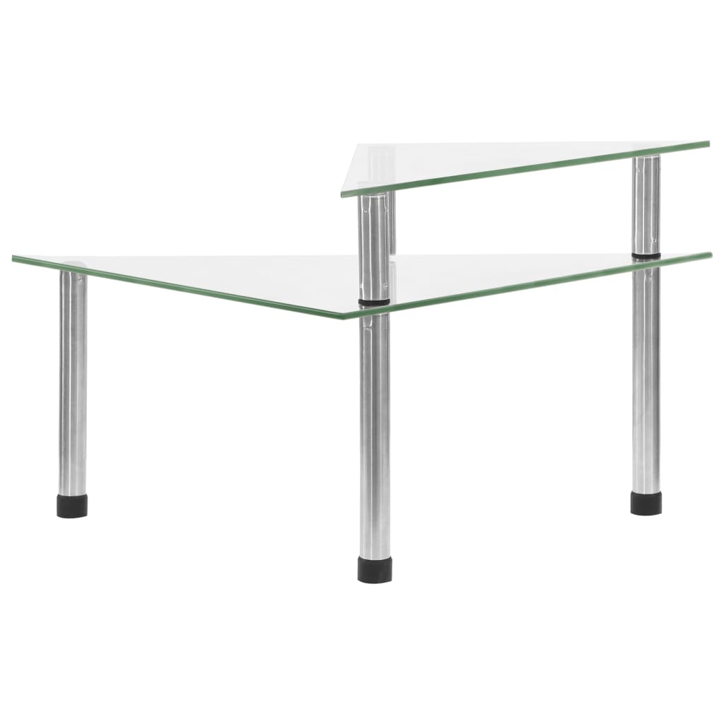 Átlátszó edzett üveg konyhai polc 49,5 x 35 x 19 cm