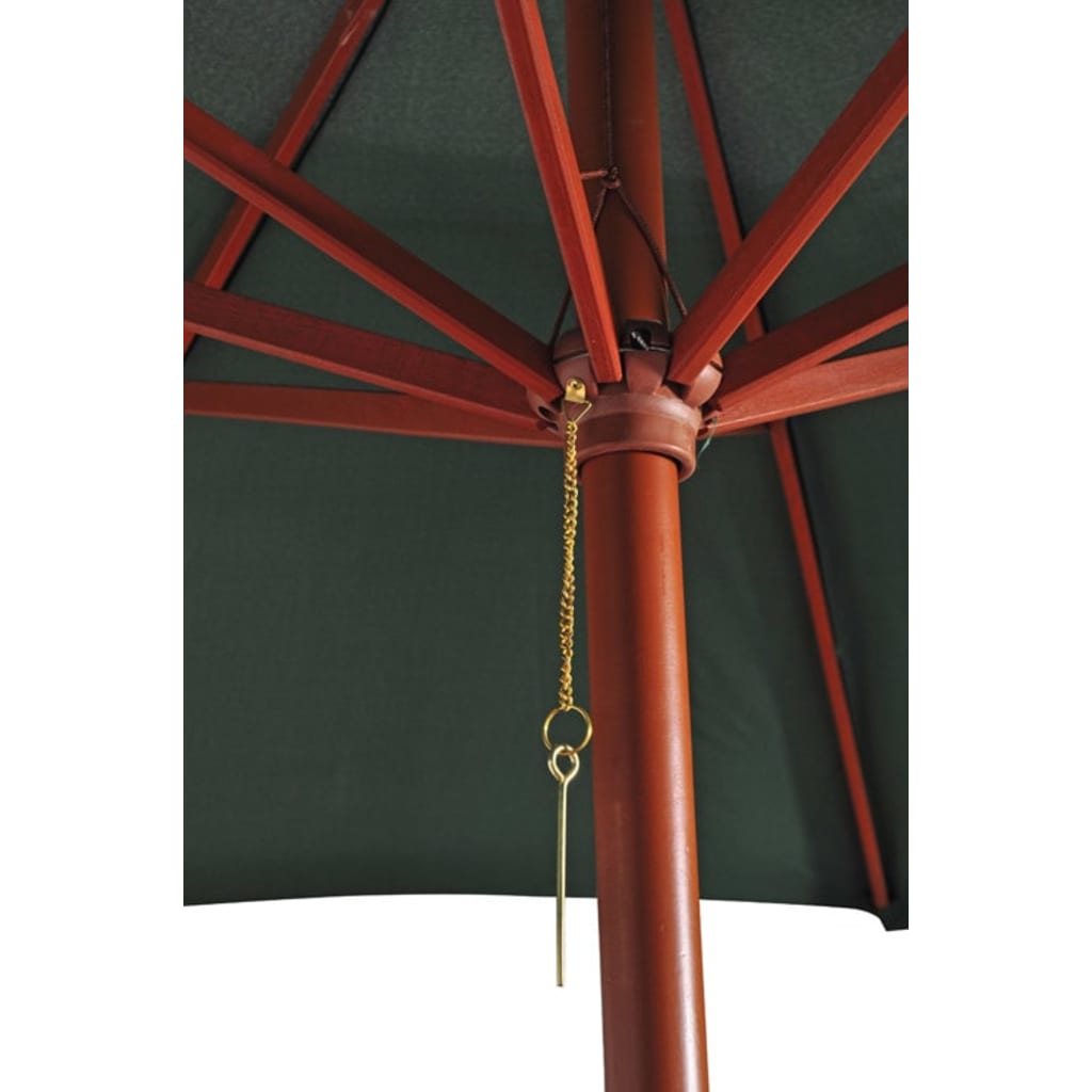 Zöld napernyő 258 cm