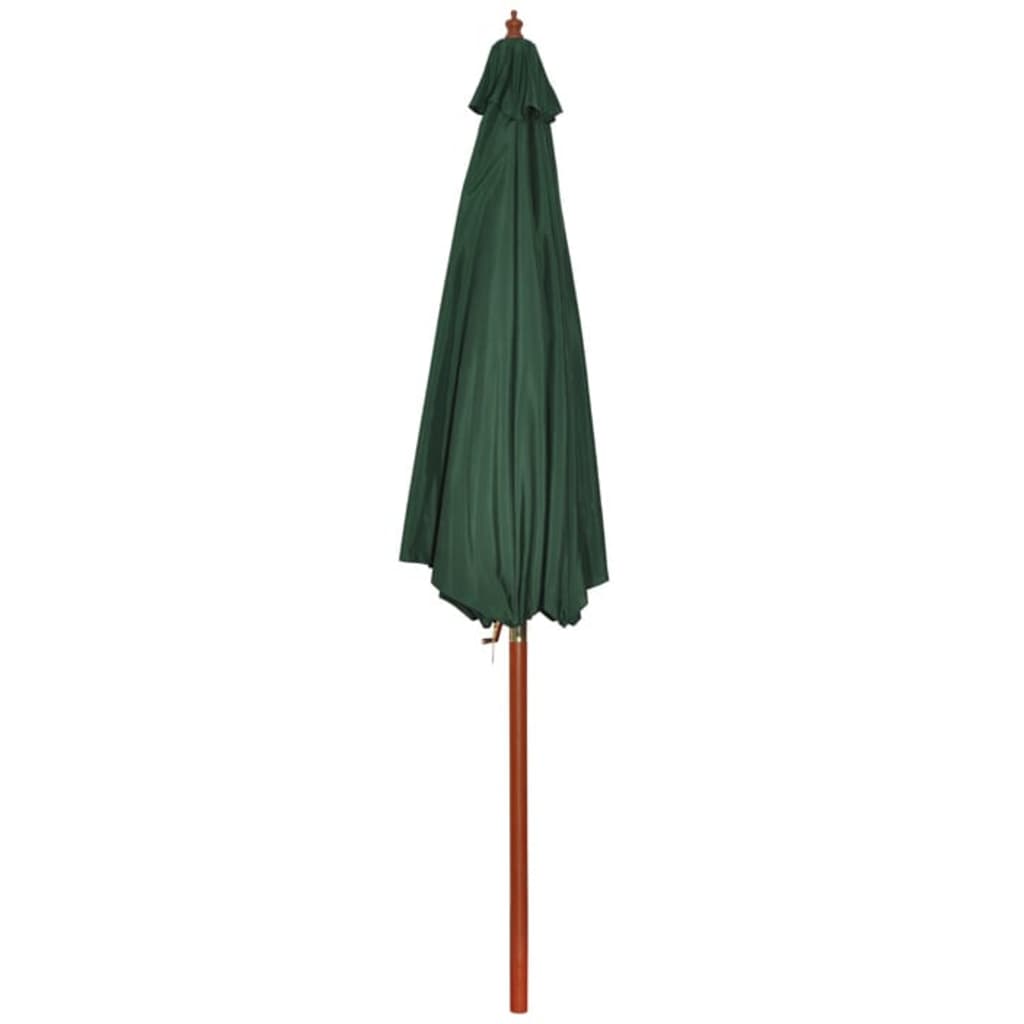 Zöld napernyő 258 cm