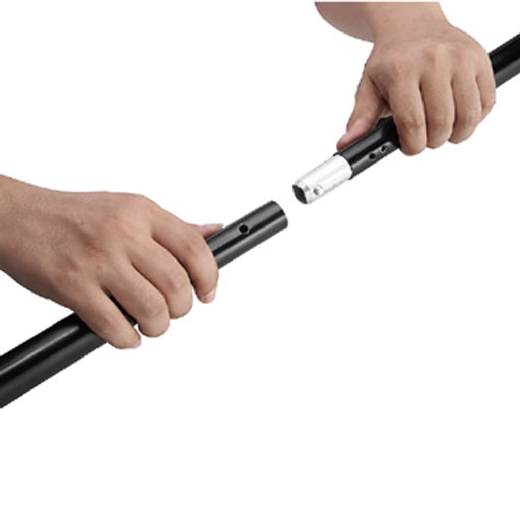 Fekete háttértartó állványrendszer 600 x 300 cm