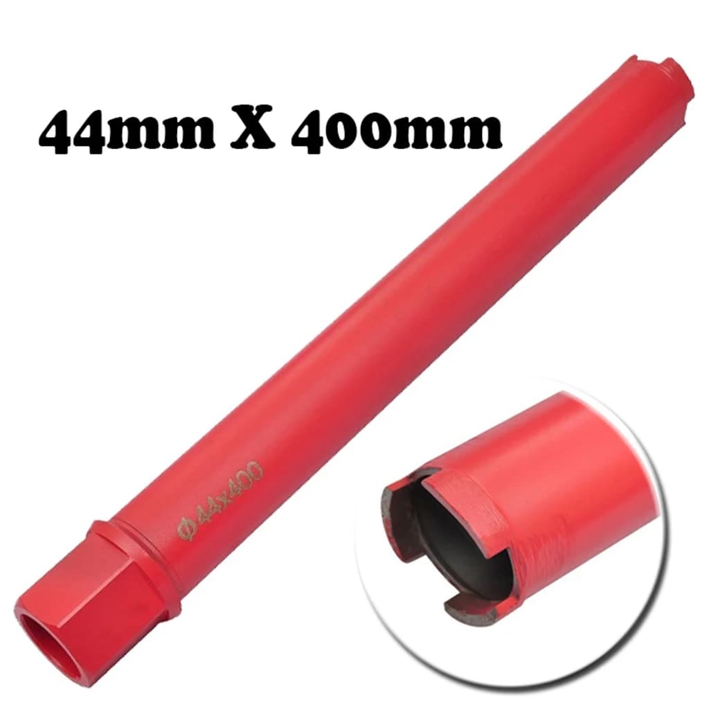 44 mm x 400 mm száraz és nedves gyémántos mag fúró 44 mm x 400 mm száraz és nedves gyémántos mag fúró