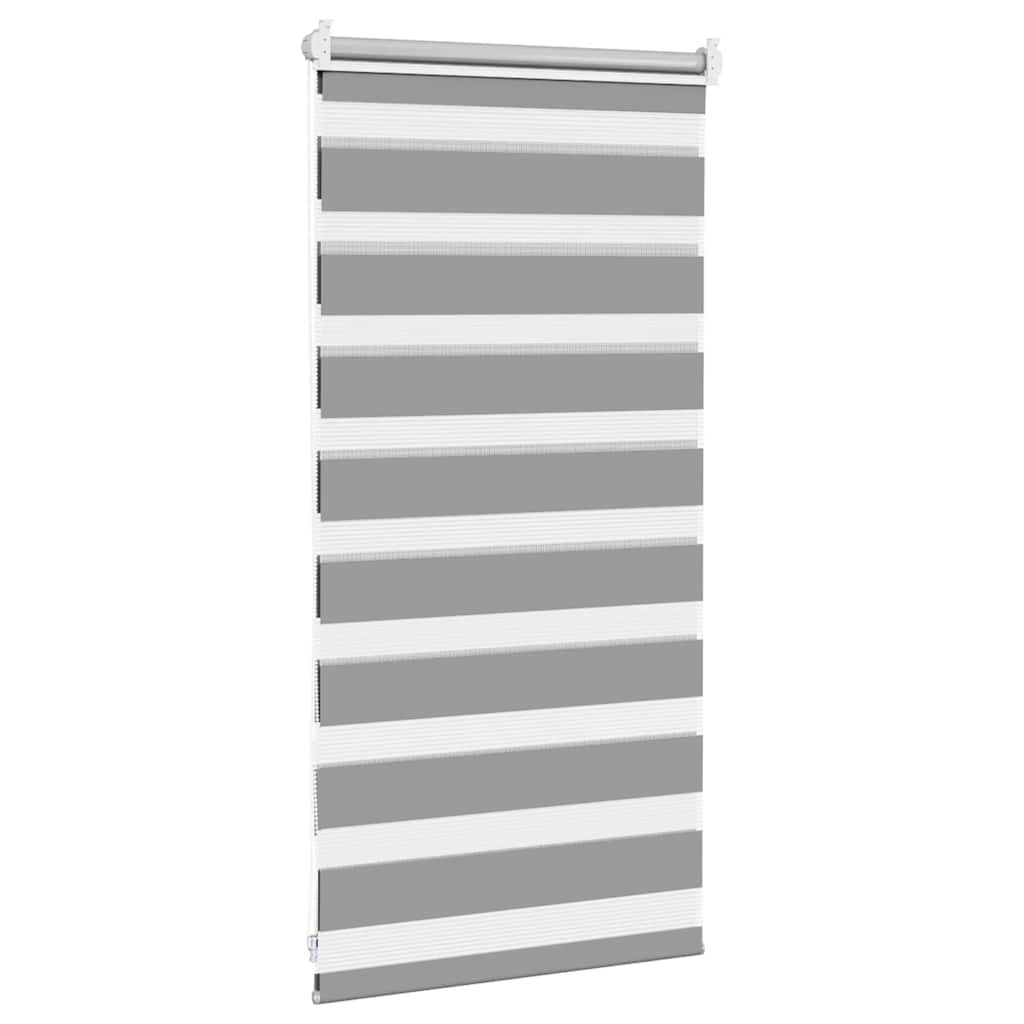 Szürke zebra roló 40,9 x 100 cm szövet szélesség 36,7 cm
