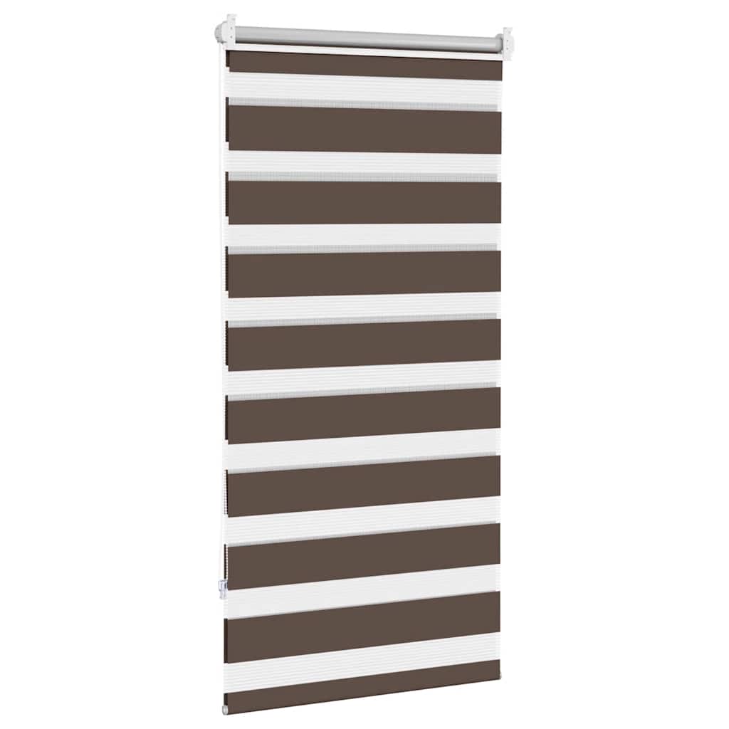 Zebra roló 80,9 x 150 cm, szövetszélesség 76,7 cm, kávébarna