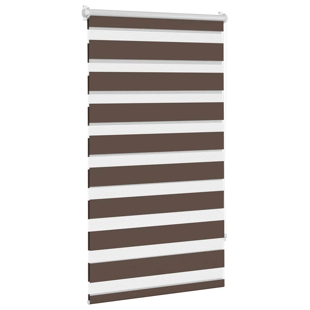 Zebra roló 90,9 x 150 cm, szövetszélesség 86,7 cm, kávébarna
