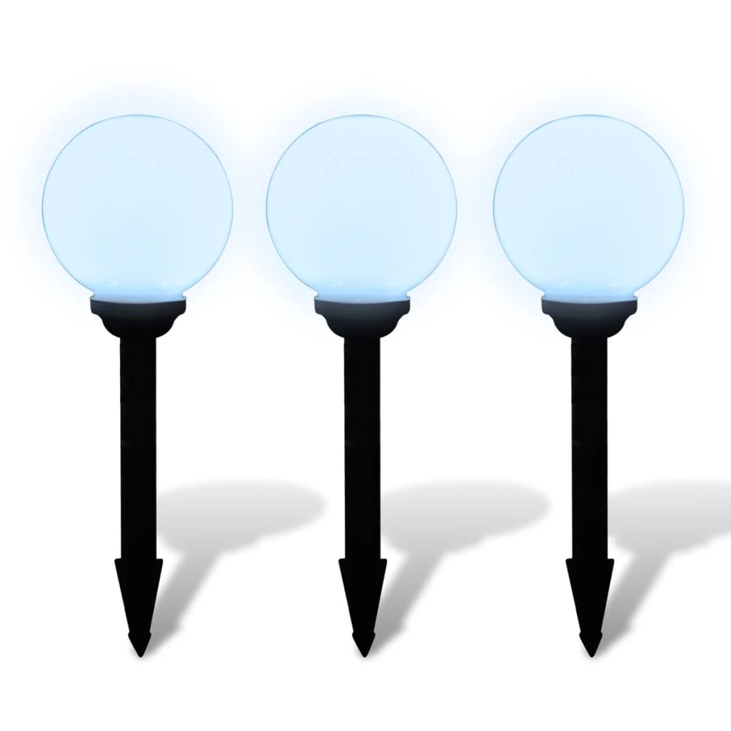 3 db kültéri tüske ösvény led-es lámpa 20 cm