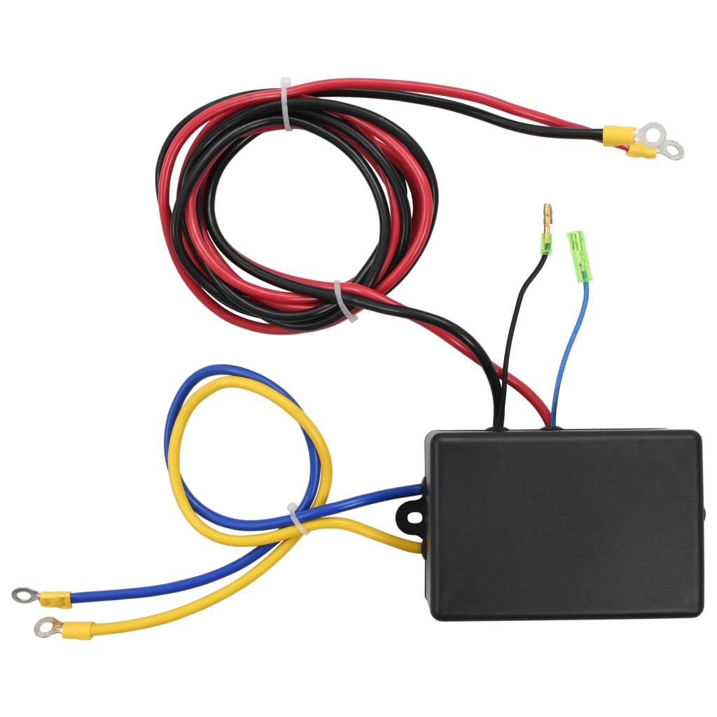12 v-os elektromos csörlő 1360 kg szerelőlappal görgős léccel 12 v-os elektromos csörlő 1360 kg szerelőlappal görgős léccel