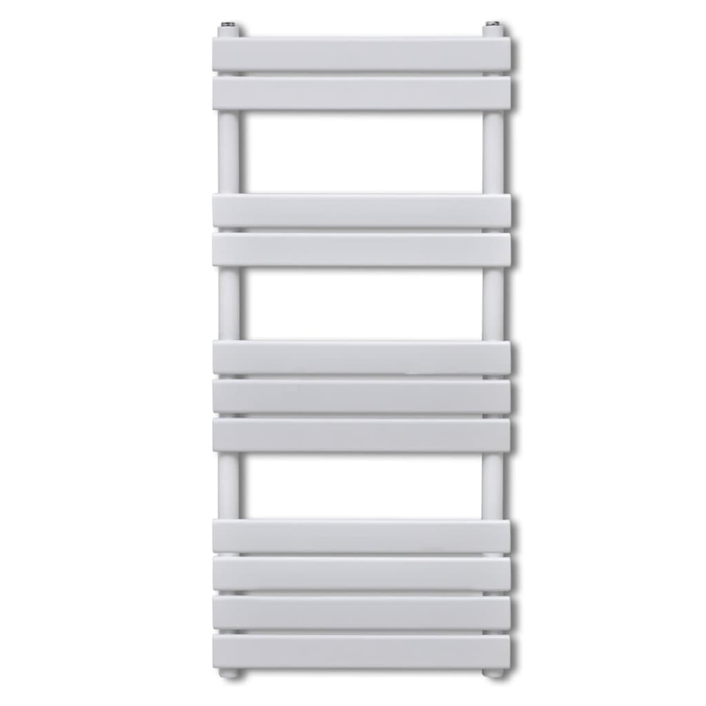 Fürdőszobai törölközőszárító radiátor központi fűtéssel egyenes 600x1200 mm