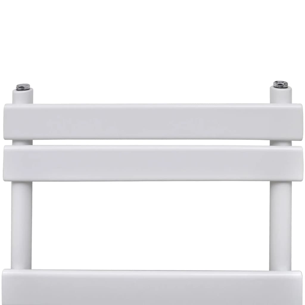 Fürdőszobai törölközőszárító radiátor központi fűtéssel egyenes 600x1200 mm