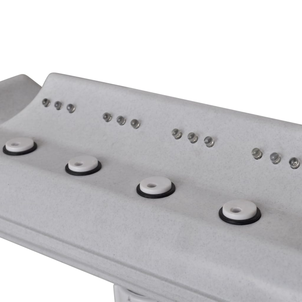 Vízesés fal úszómedence szökőkút led-es lámpák