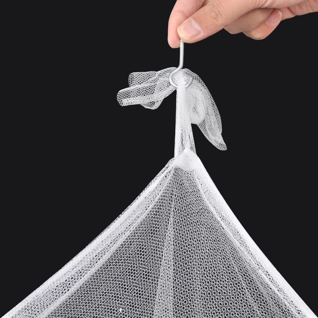 2 darab négyzetes ágy szúnyogháló 3 nyílással