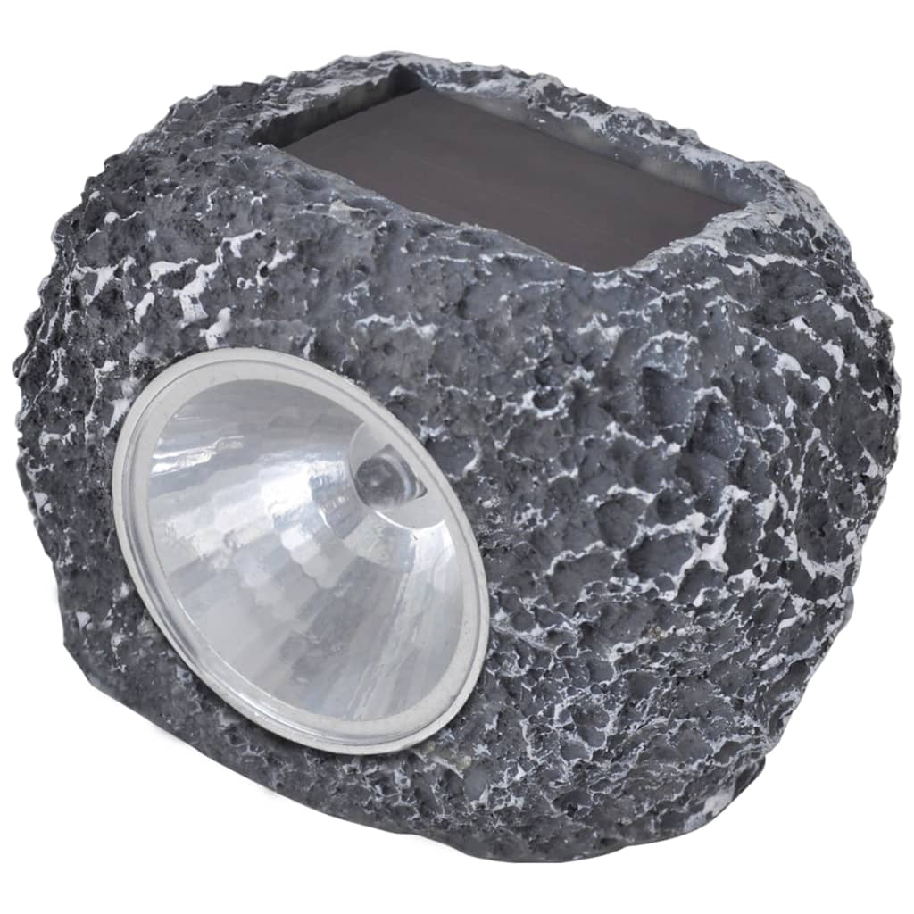 12 db kültéri kő formájú napelemes led spotlámpa