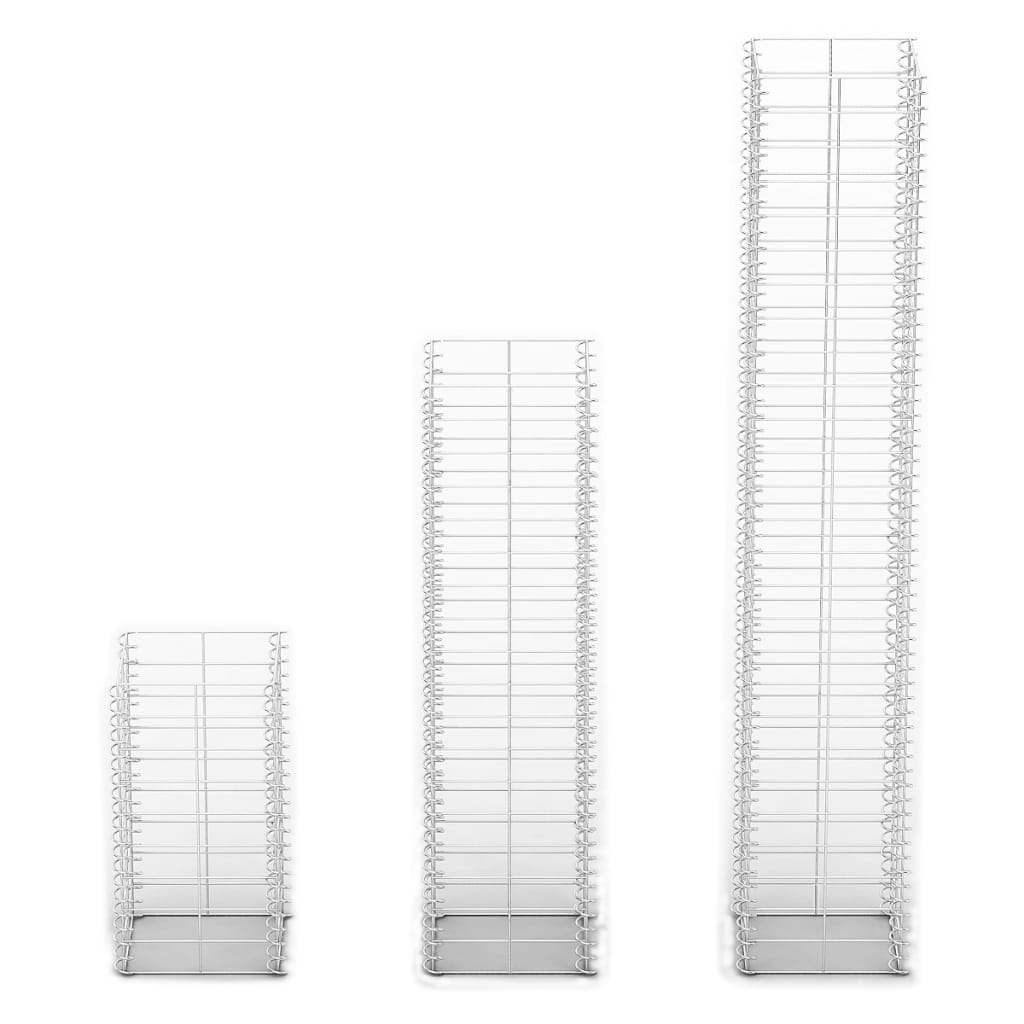 3 db gabion kosár horganyzott drótból