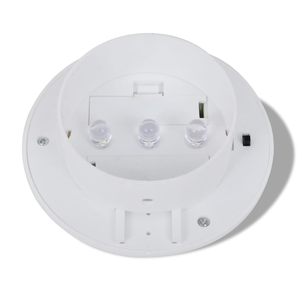 Külső napelemes lámpa 6 db fehér fénnyel