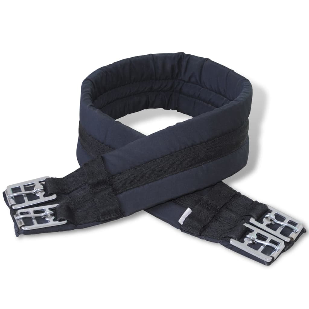 Lovaglás nyereg készlet 17,5 "valódi bőr fekete 18 cm 5-az-1- be