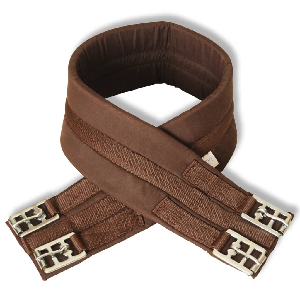 Lovaglás nyereg készlet 16 "valódi bőr barna 14 cm 5-az-1- be
