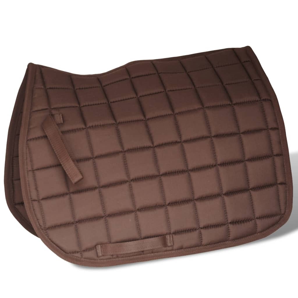 Lovaglás nyereg készlet 16 "valódi bőr barna 14 cm 5-az-1- be
