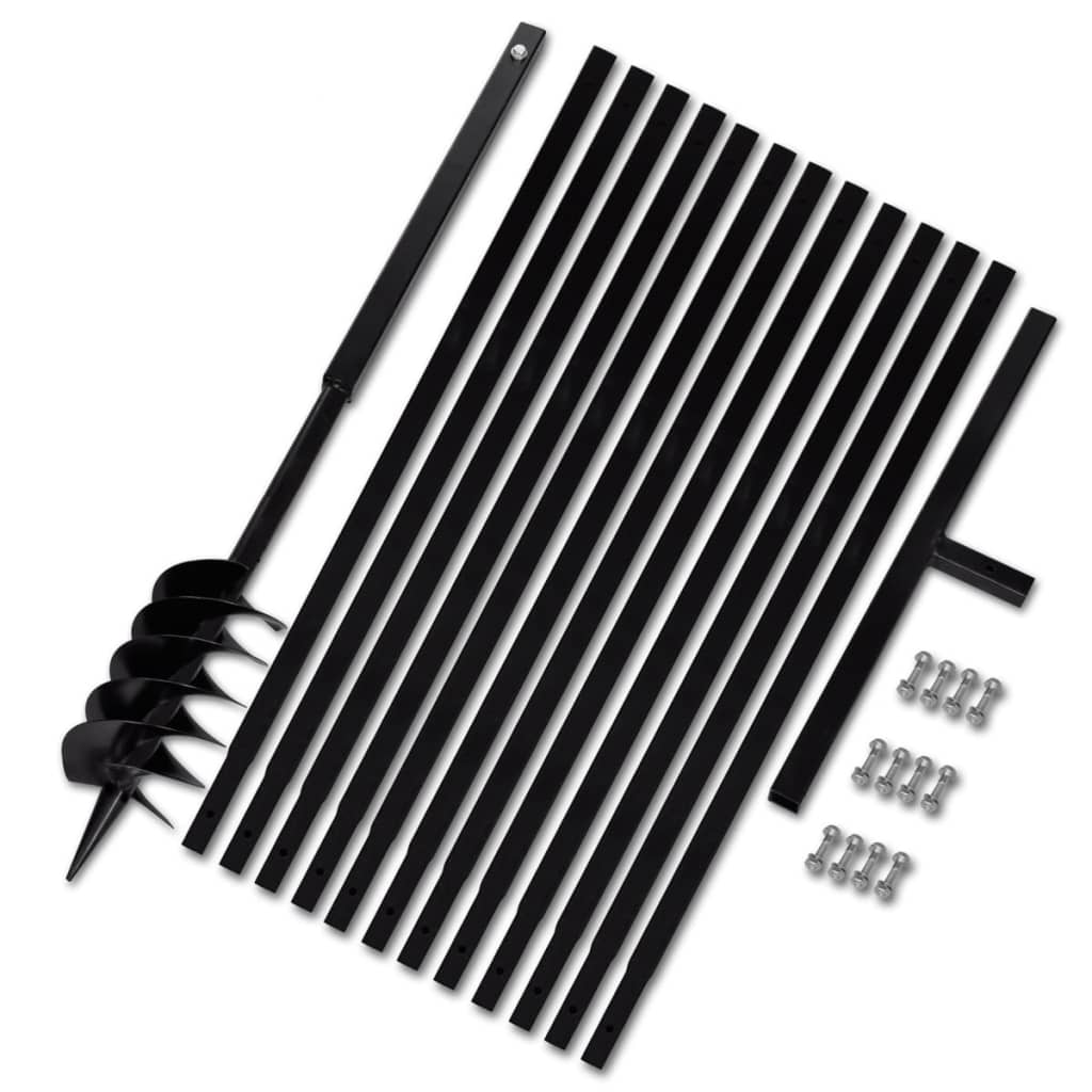 Föld fúró 120 mm fogantyú hosszabbító csö 13 m acél