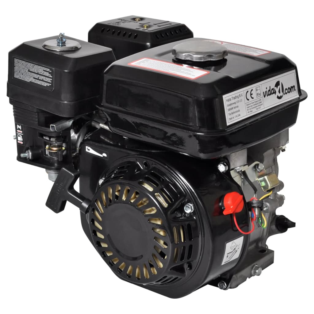 Fekete benzinmotor 6,5 le 4,8 kw Fekete benzinmotor 6,5 le 4,8 kw