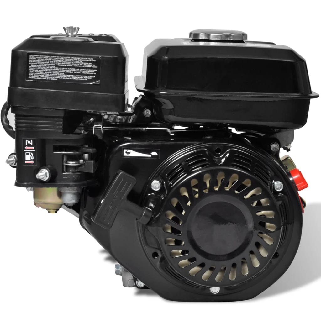Fekete benzinmotor 6,5 le 4,8 kw Fekete benzinmotor 6,5 le 4,8 kw