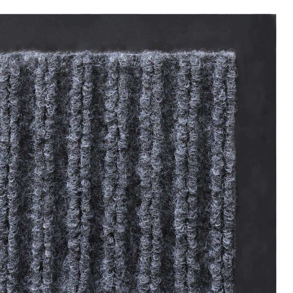 Szürke pvc lábtörlő 90 x 120 cm