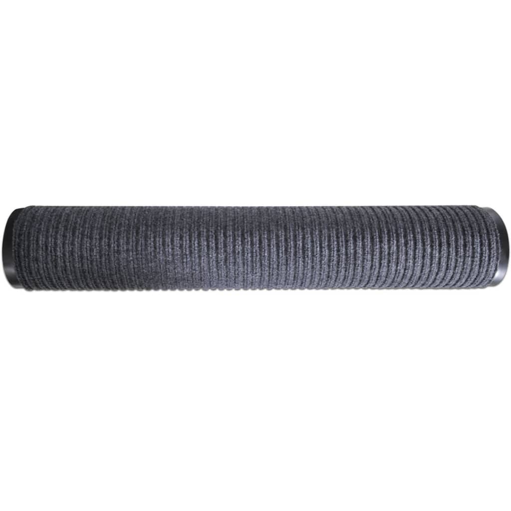 Szürke pvc lábtörlő 90 x 150 cm