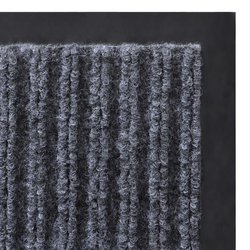 Szürke pvc lábtörlő 90 x 150 cm