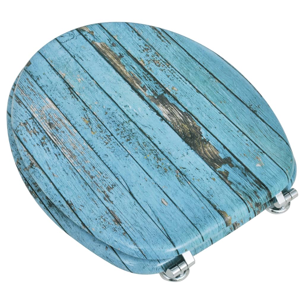 Wc-ülőke mdf fedéllel antik fa dizájn