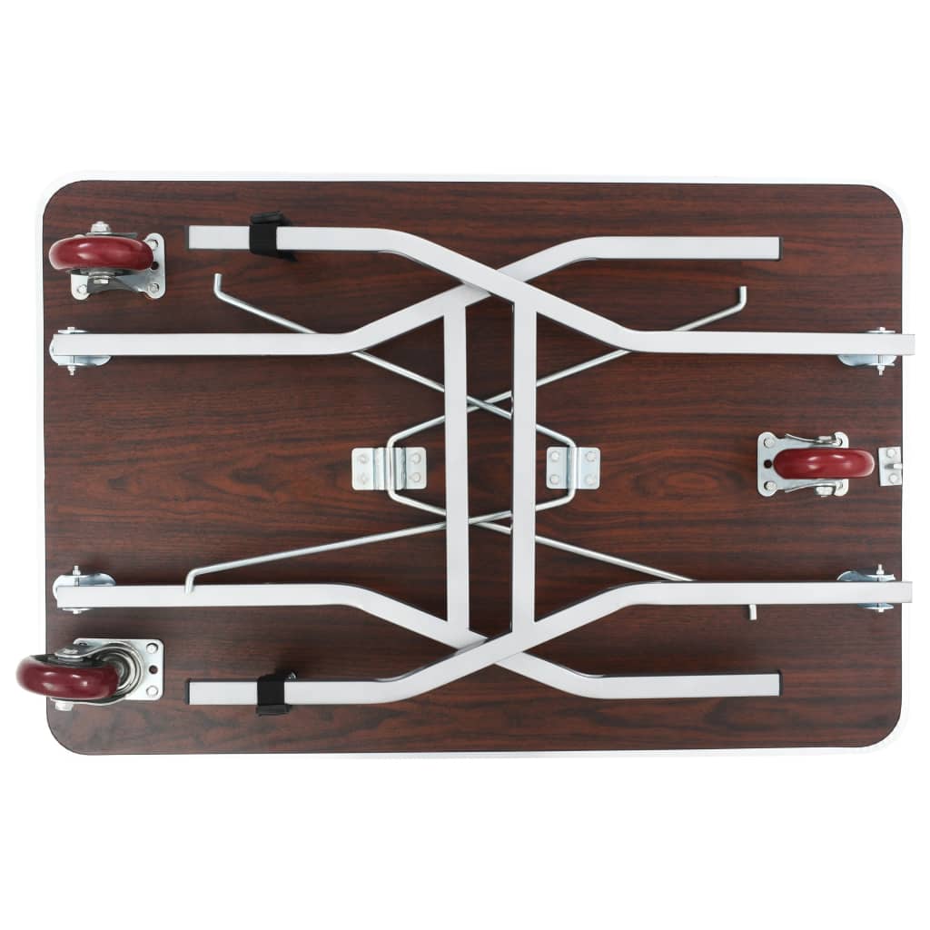 Hordozható kutyakozmetikai asztal görgőkkel