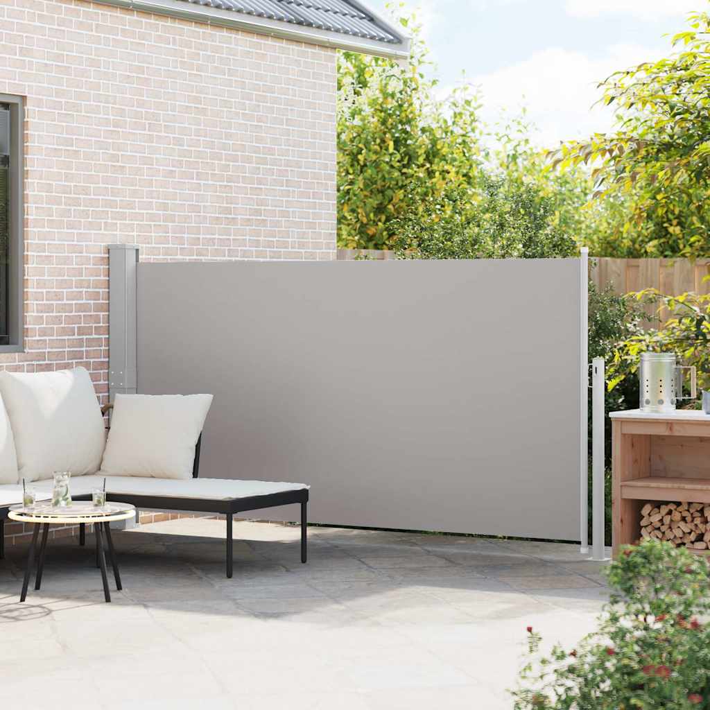 Veranda behúzható válaszfal 160 x 300 cm szürke