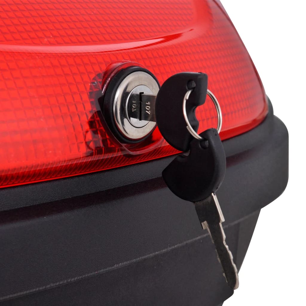 Motorkerékpár hátsó csomagtartó doboz 2 db bukósisakhoz 72 l