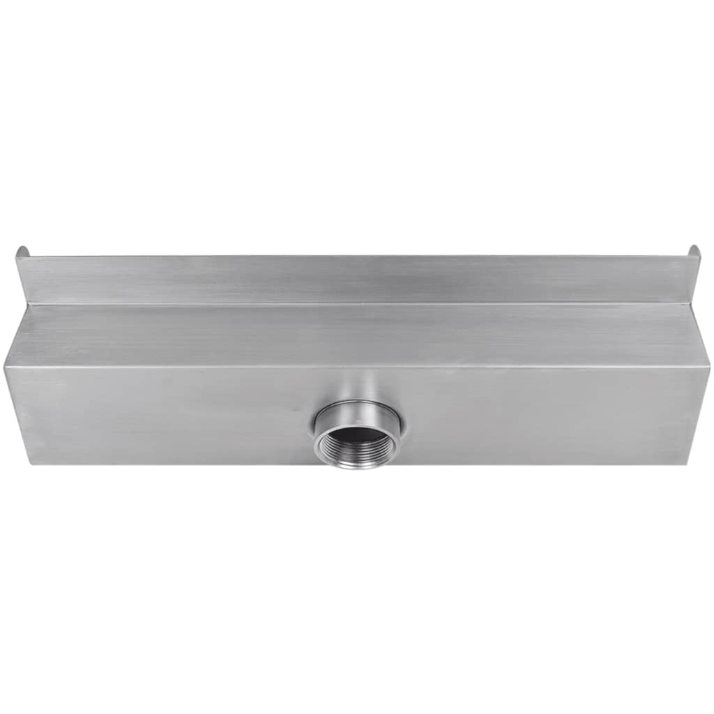 Négyszögletes rozsdamentes acél medence szökőkút 45 cm Négyszögletes rozsdamentes acél medence szökőkút 45 cm