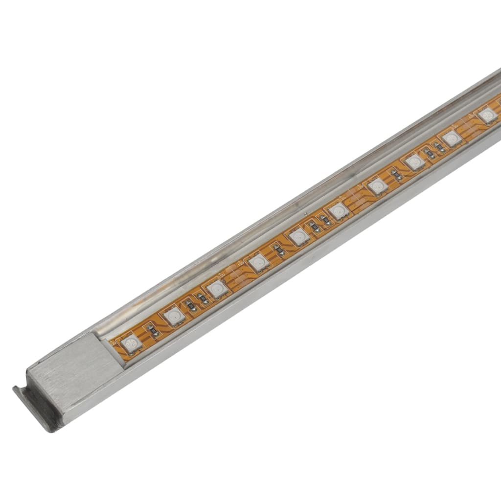Négyszögletes rozsdamentes acél medence szökőkút led fényekkel 60 cm Négyszögletes rozsdamentes acél medence szökőkút led fényekkel 60 cm